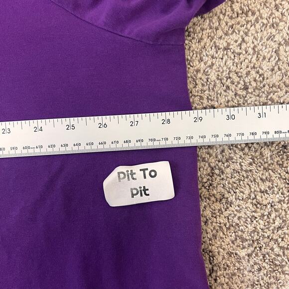 Catherines Suprema Womens 3X Preppy Classic Nautical Layered Look T Shirt Top - Picture 12 of 14